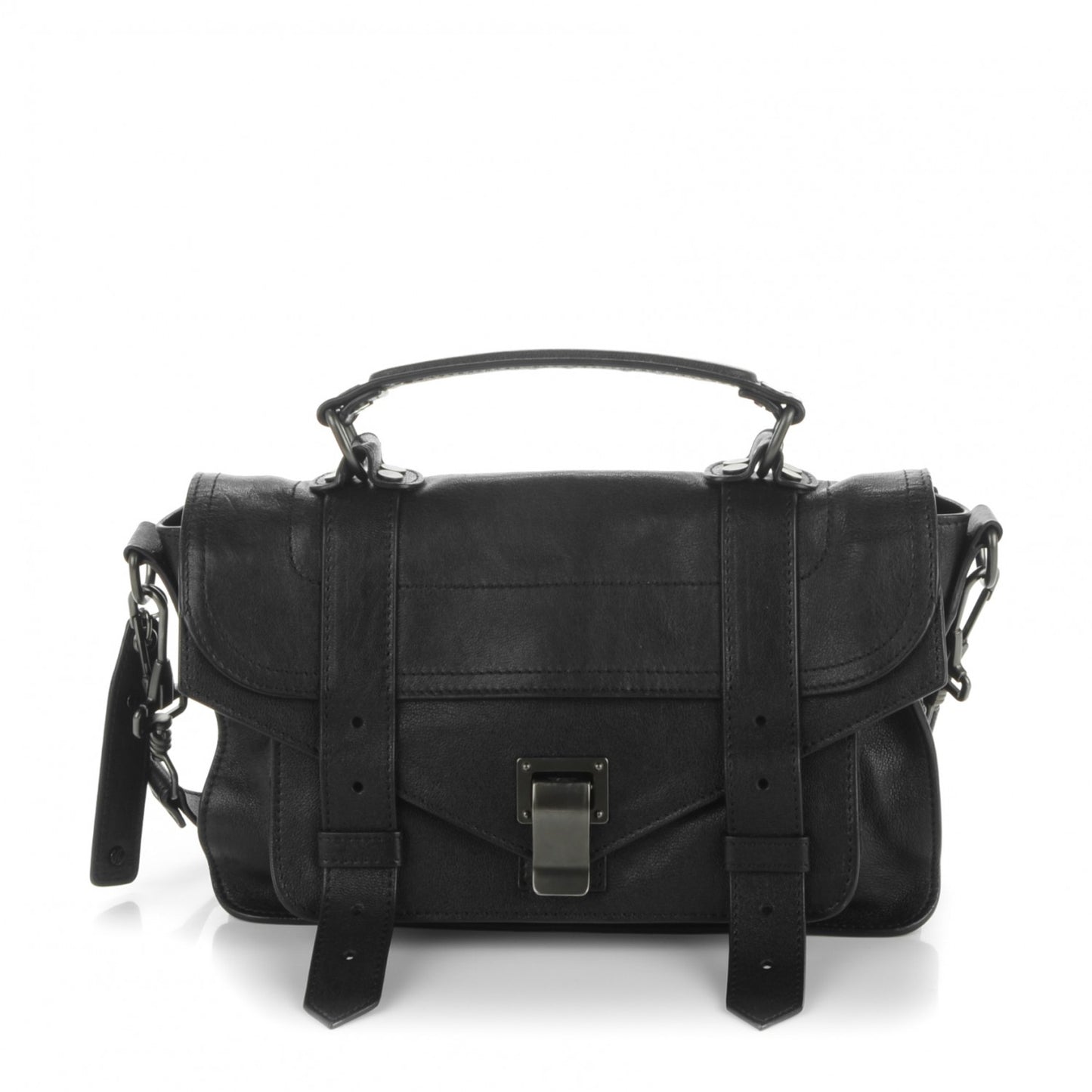 Lambskin Tiny PS1 Satchel Black
