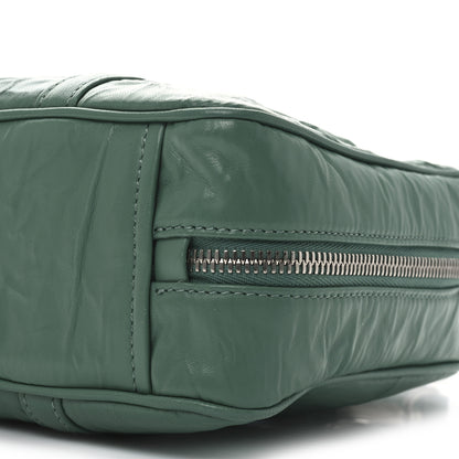Prada Nappa Antique Medium Re-Edition 2001 Two Handle Bag Green 9 of 9
