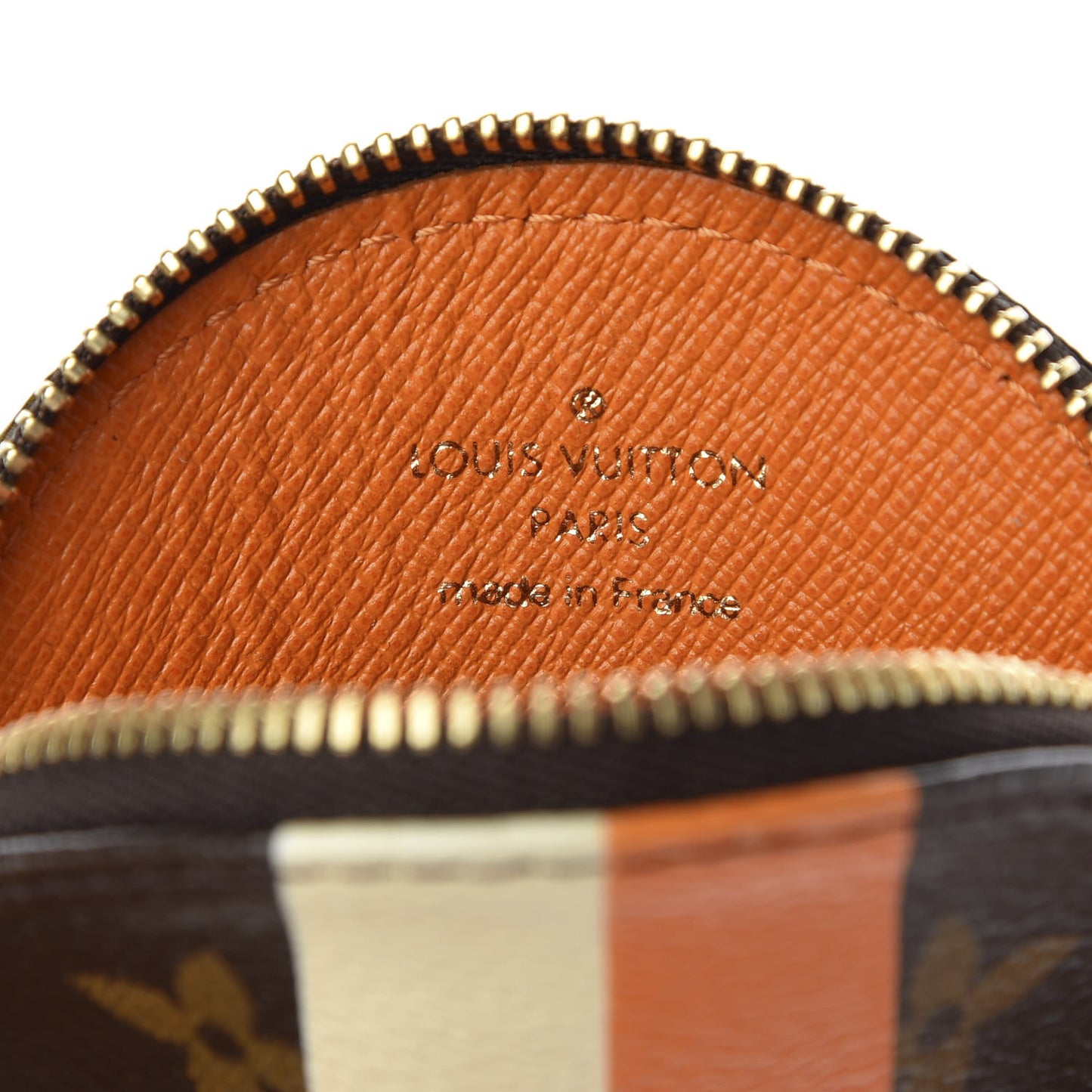 Monogram Groom Round Coin Purse