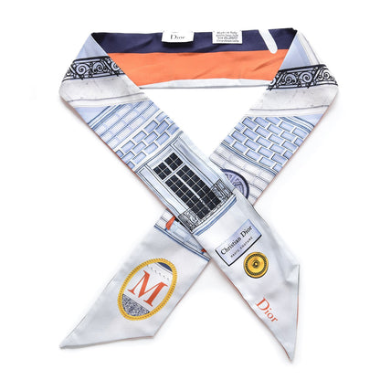 Christian Dior Silk ABCDior M Mitzah Scarf 1 of 9