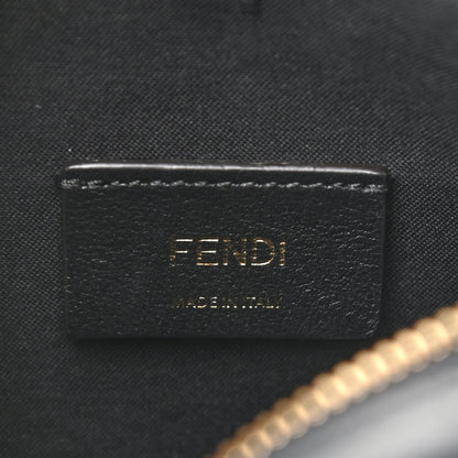Fendi Vitello Century Bi-Color FF 1974 Embossed Mini Camera Case Maya Black 5 of 8