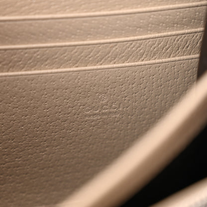 Gucci GG Supreme Monogram Textured Dollar Calfskin Mini Dionysus Chain Wallet Beige Mystic White Oatmeal 6 of 10