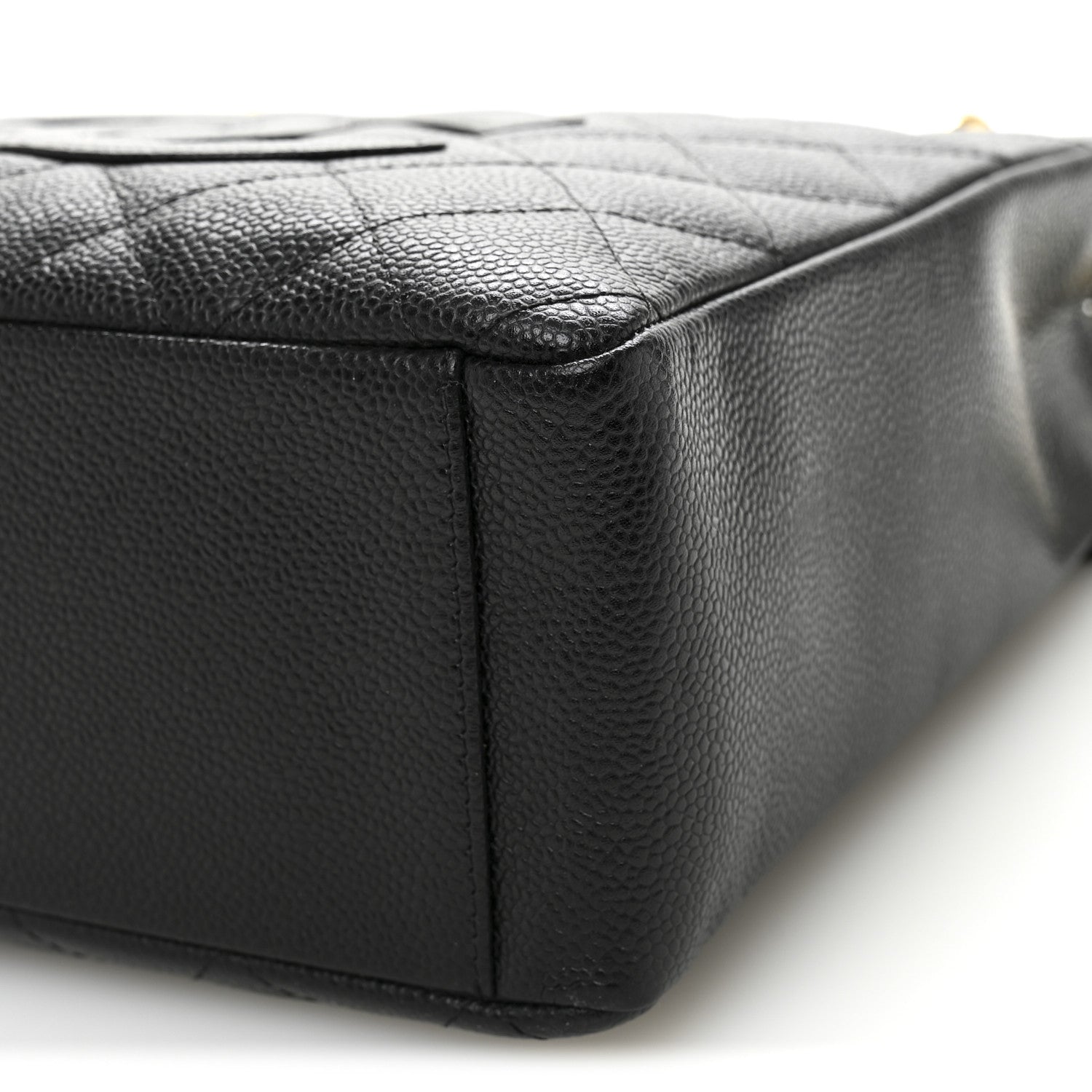 Chanel Caviar Quilted Petit Shopping Tote PST Black 10 of 10