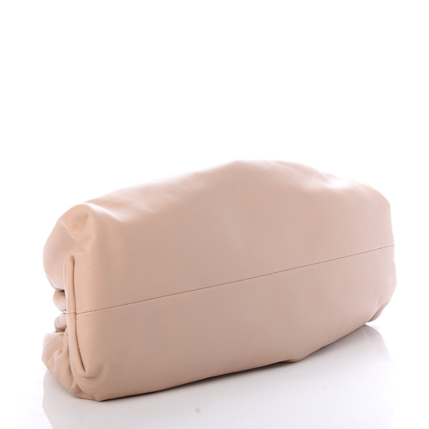 Bottega Veneta Smooth Butter Calf The Pouch Oversized Clutch Nude 4 of 6