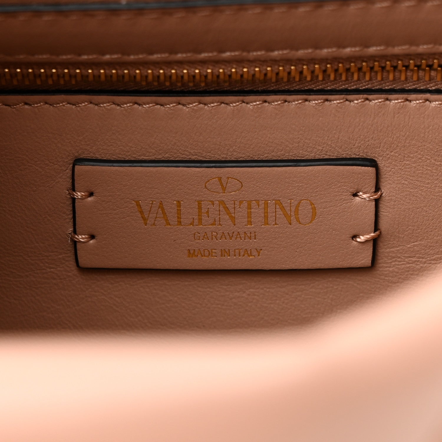 Valentino Garavani Nappa Large Roman Stud Shoulder Bag Rose Cannelle 6 of 9