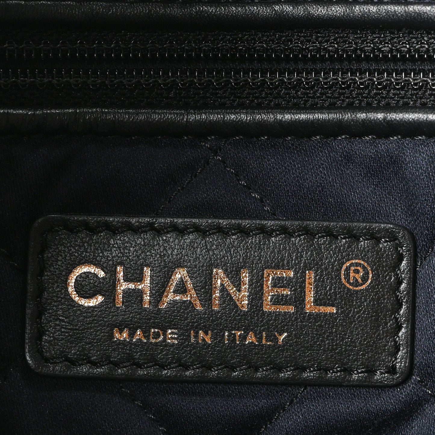 Metallic Calfskin Quilted Small Chanel 22 Ruthenium