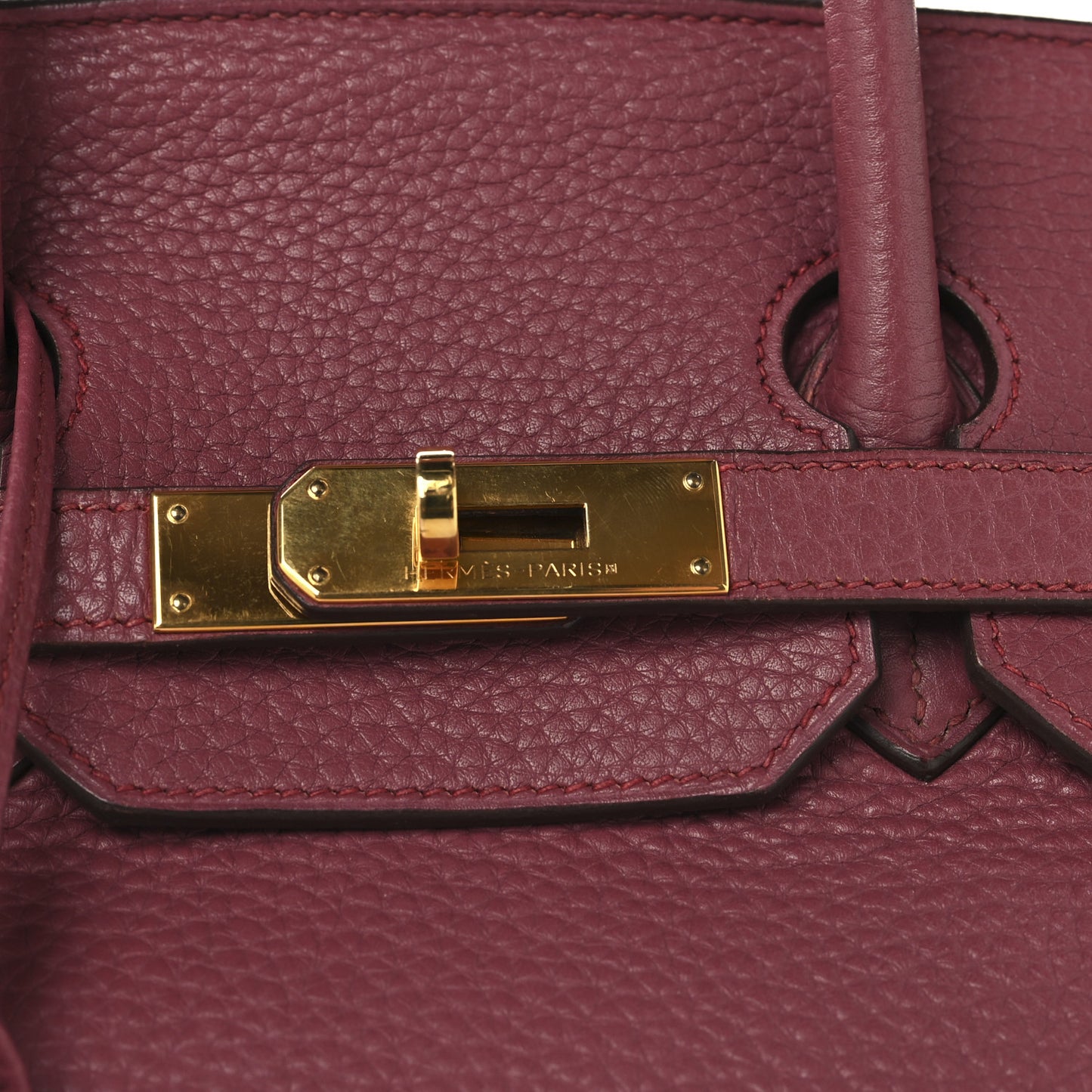 Taurillon Clemence Birkin 35 Bois de Rose