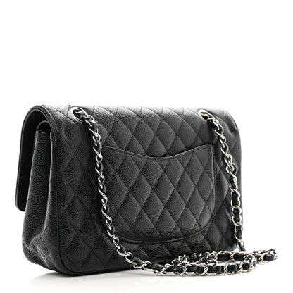Chanel Caviar Quilted Medium Double Flap Black 3 of 13