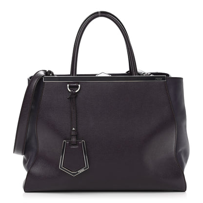 Fendi Vitello Elite Regular 2Jours Tote Ametista 1 of 10