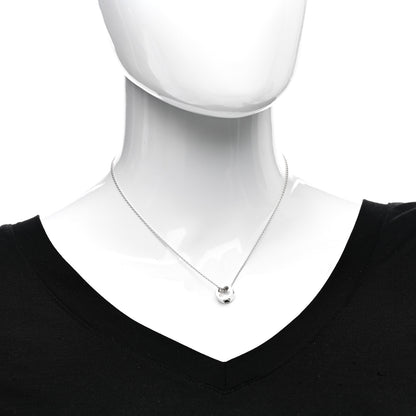 Louis Vuitton 18K White Gold Empreinte Pendant Necklace 2 of 6