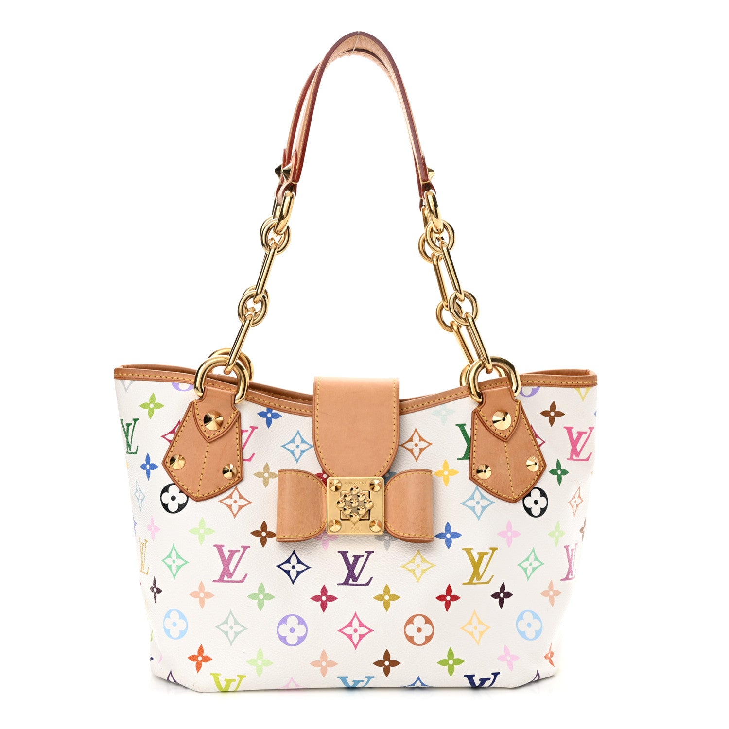 Louis Vuitton Monogram Multicolor Annie MM White 1 of 10