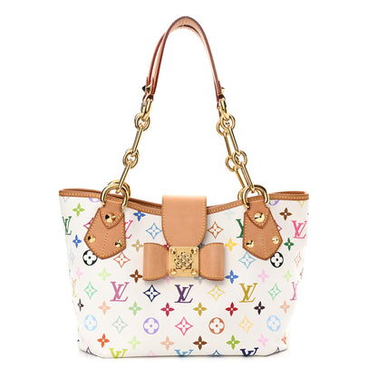 Louis Vuitton Monogram Multicolor Annie MM White 1 of 10