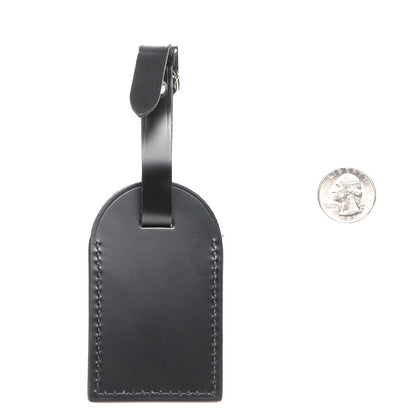 Louis Vuitton Calfskin Luggage Tag Black 2 of 4