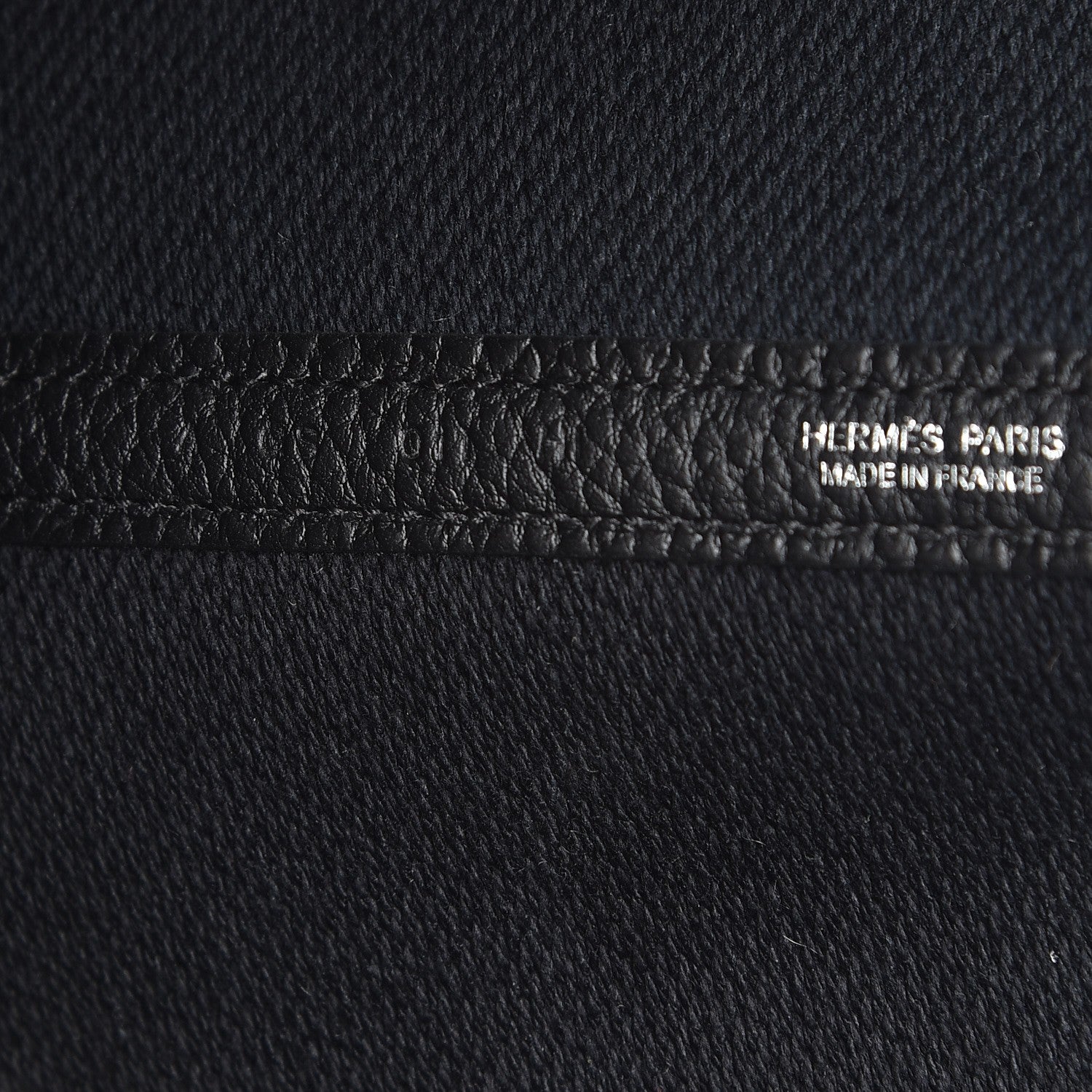 Hermes Twill H Negonda Garden Party 30 TPM Tote Ecru Black 6 of 7