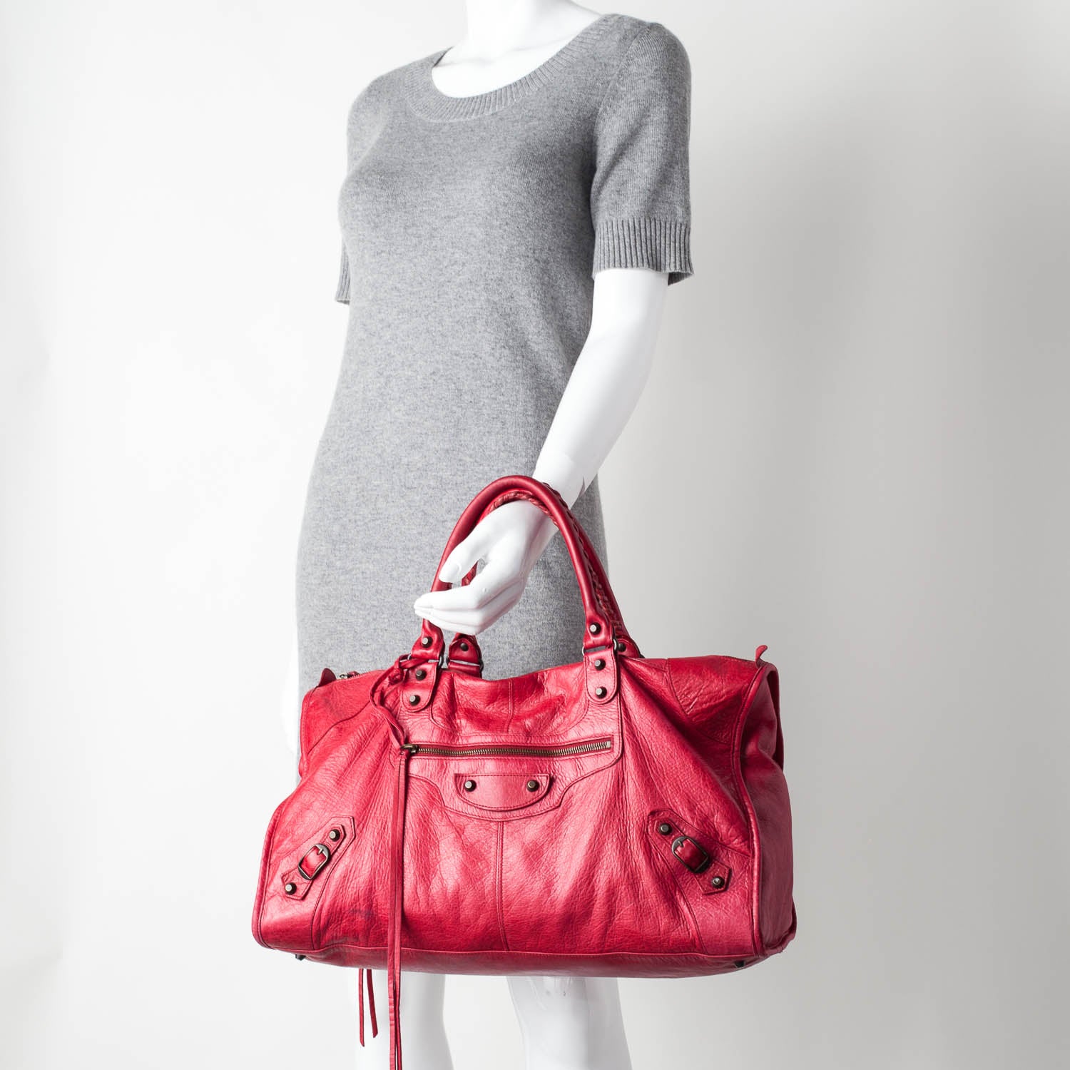 Balenciaga Agneau Work Rubisse 2 of 8