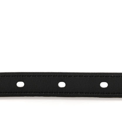 Hermes Epsom Swift 13mm Lucky 15 Belt 80 32 Black Gold 5 of 7