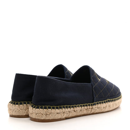 Chanel Fabric Biarritz CC Espadrilles 41 Blue Green 4 of 10
