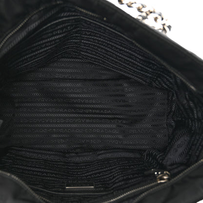 Prada Nylon Tessuto Impuntu Quilted Tote Black 6 of 9