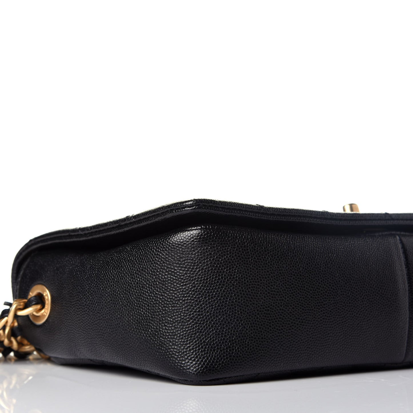 Caviar Quilted Medium Fashion Therapy Flap Bag Black