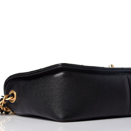 Chanel Caviar Quilted Medium Fashion Therapy Flap Bag Black 6 of 10