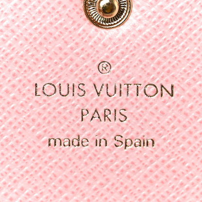Louis Vuitton Damier Ebene Rosalie Coin Purse Rose Ballerine 6 of 6