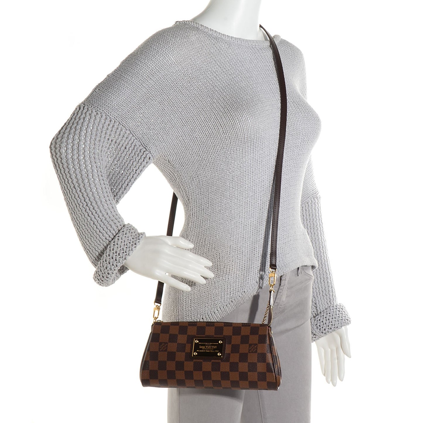 Damier Ebene Eva Clutch