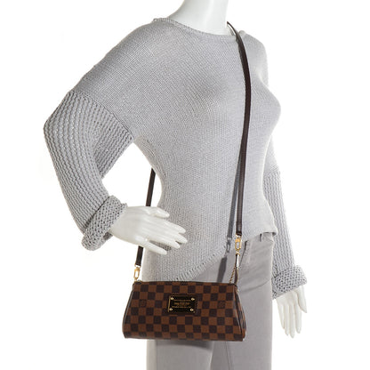 Louis Vuitton Damier Ebene Eva Clutch 2 of 7