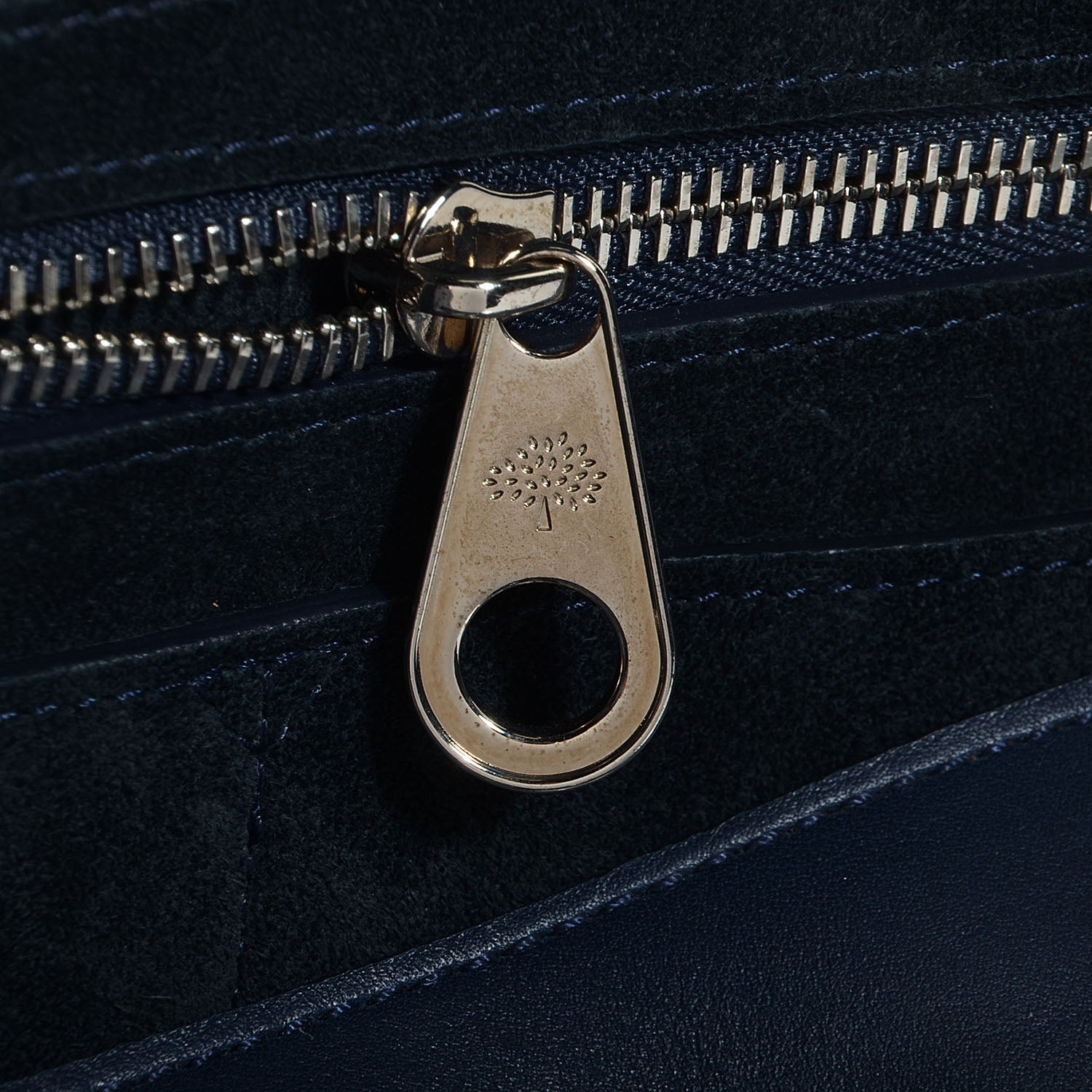 Mulberry Smooth Leather Bayswater Navy 11 of 12