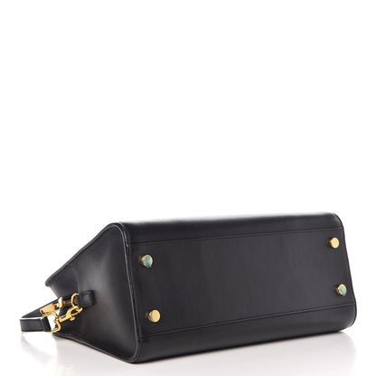 Saint Laurent Smooth Calfskin Small Monogram Cabas Black 5 of 10