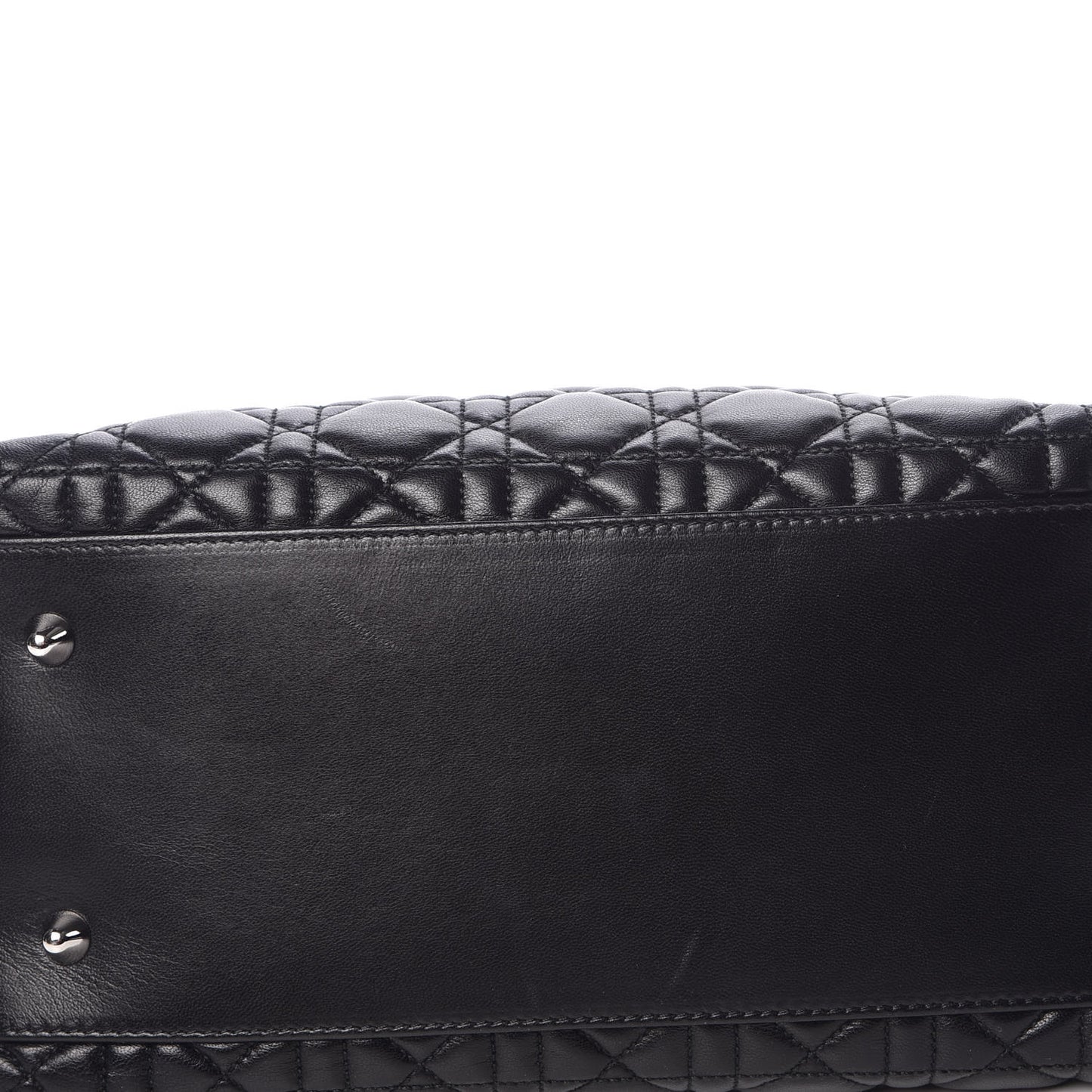 Lambskin Cannage Medium Soft Lady Dior Black