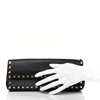 Valentino Garavani Nappa Rockstud Bangle Clutch Black 2 of 7