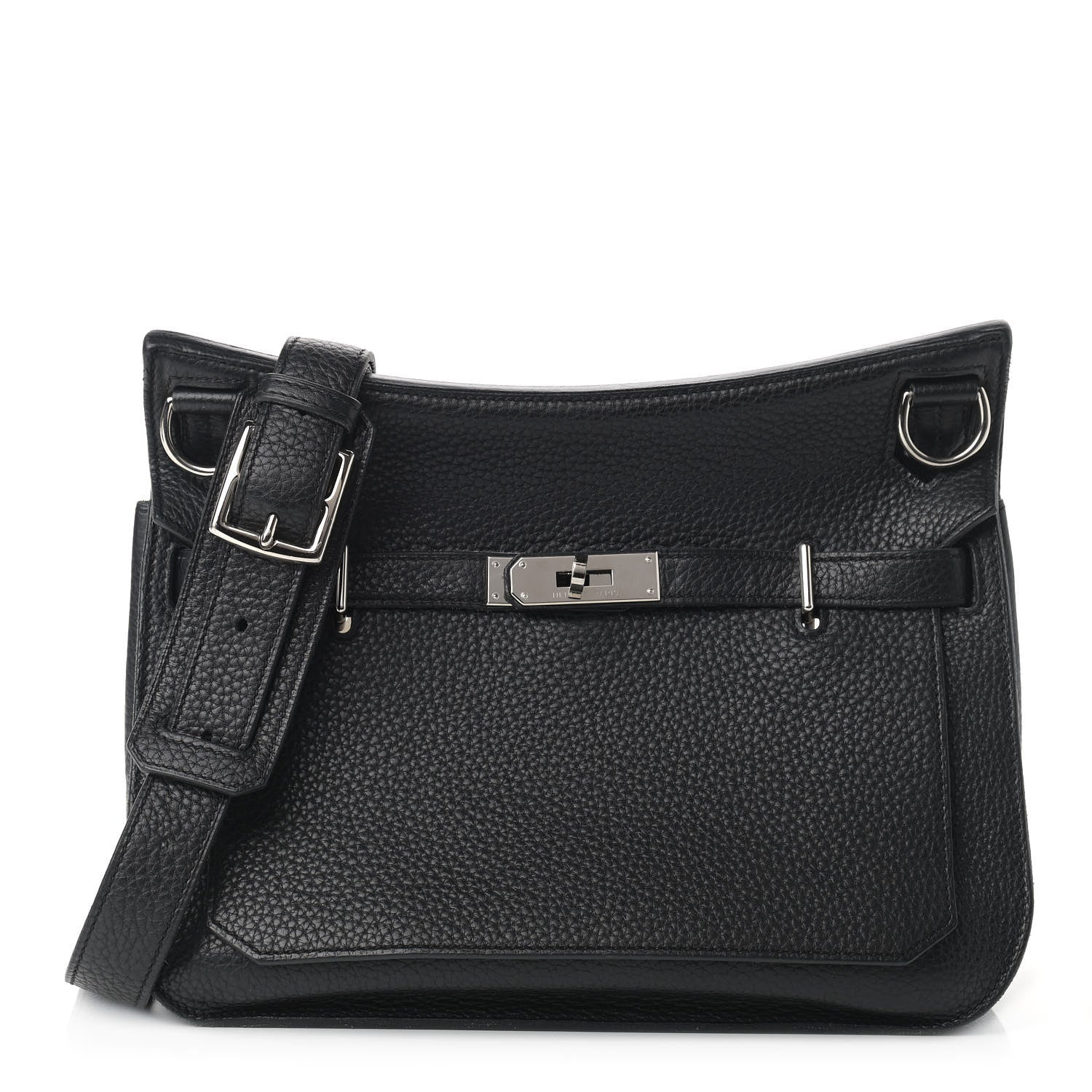 Hermes Taurillon Clemence Jypsiere 28 Black 1 of 15