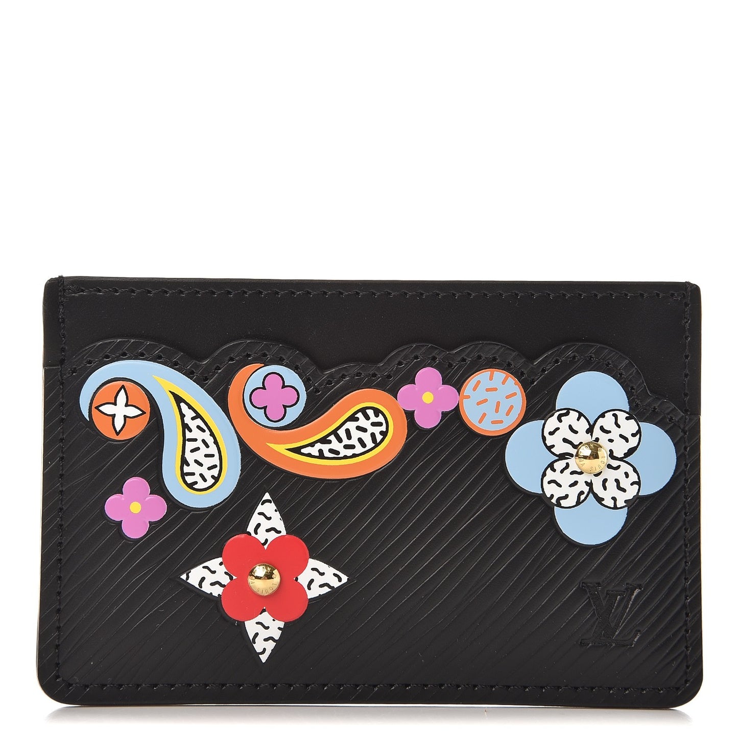 Epi Flower Remix Card Holder Black