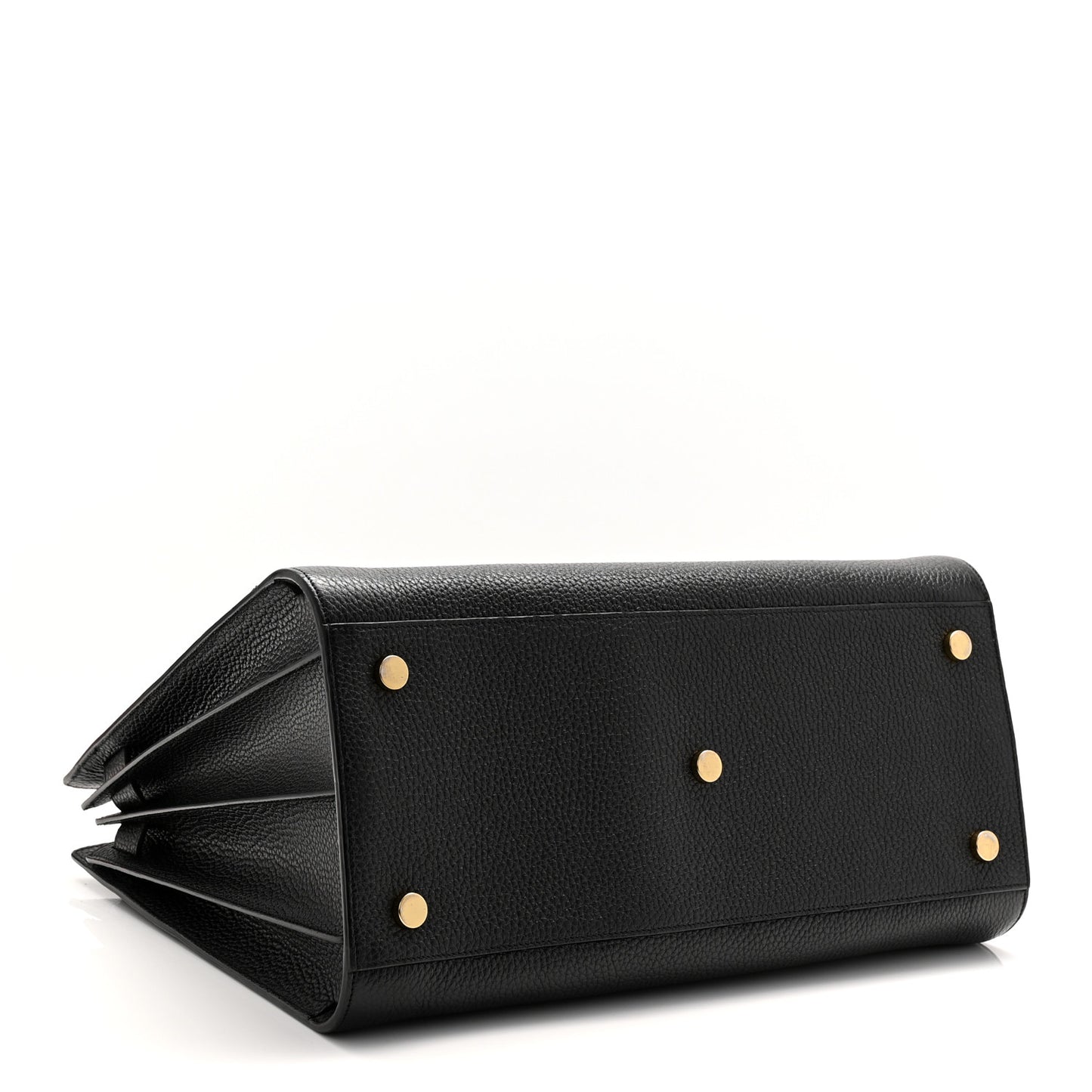 Grained Calfskin Large Sac de Jour Carryall Black