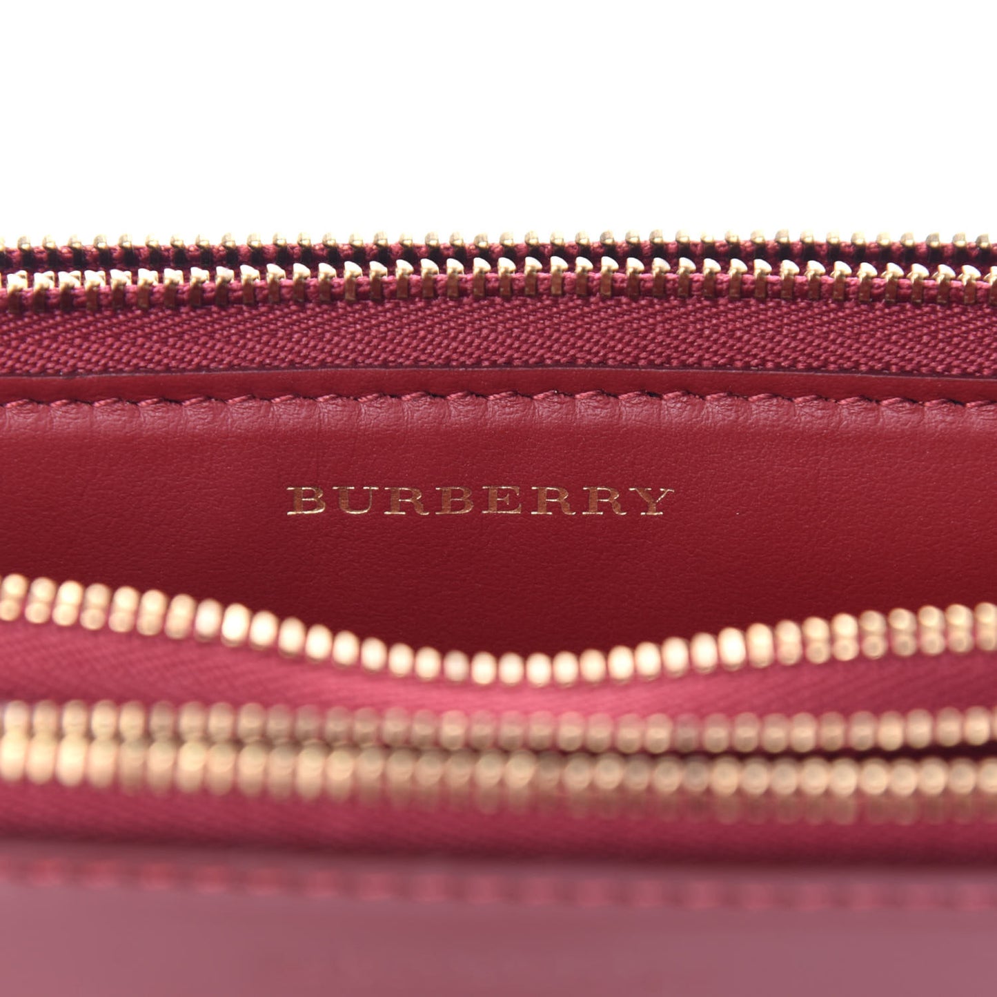 Patent Calfskin Penhurst Chain Triple Zip Shoulder Bag Cardinal Red