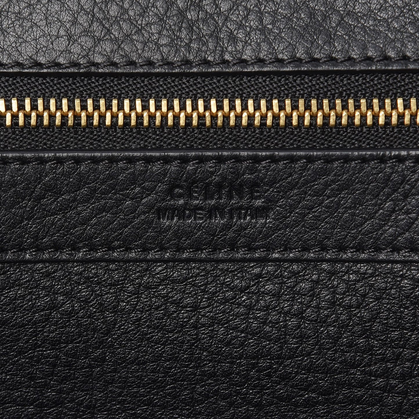 Soft Grained Calfskin Small Belt Cabas Phantom Black
