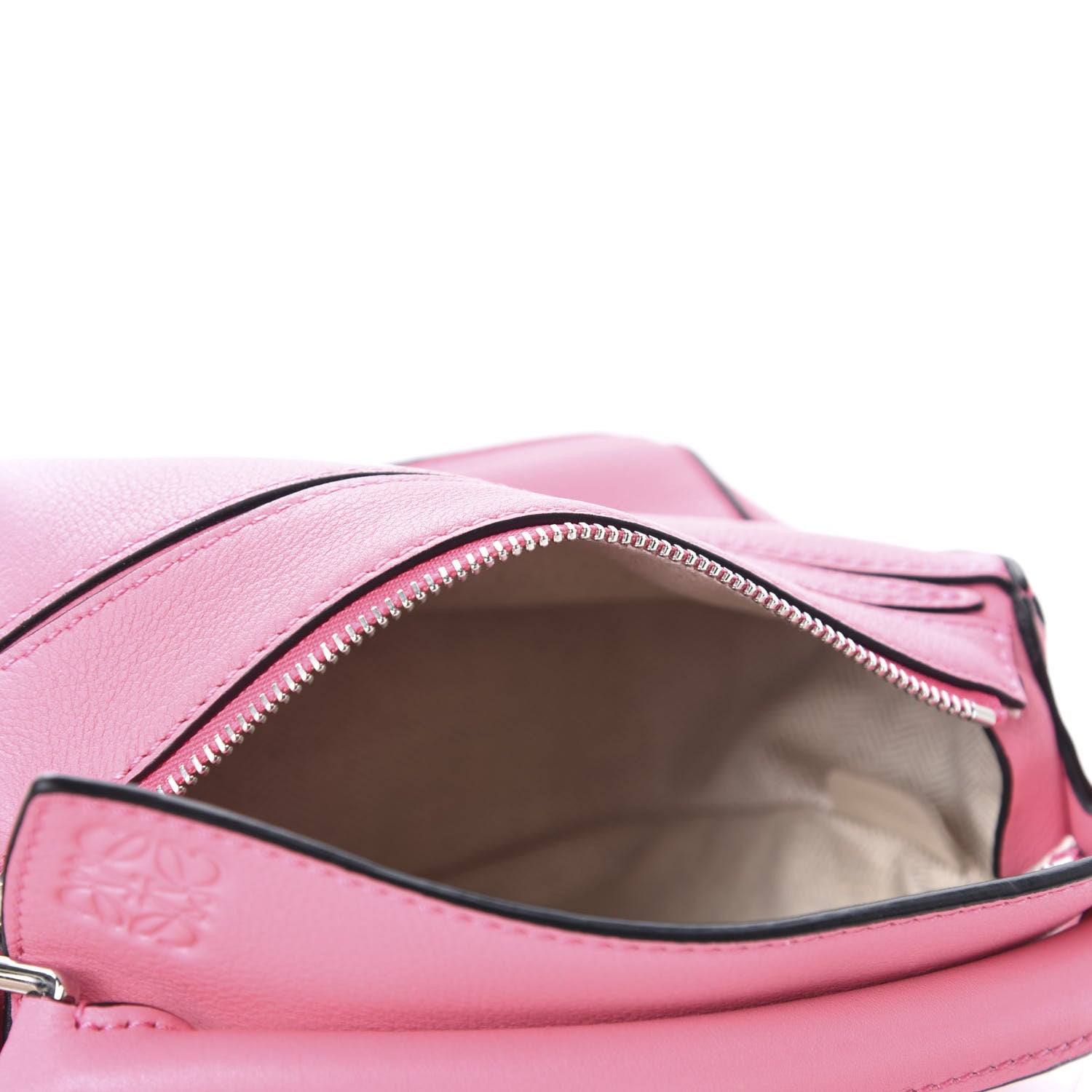 Loewe Calfskin Mini Puzzle Bag Wild Rose 5 of 10