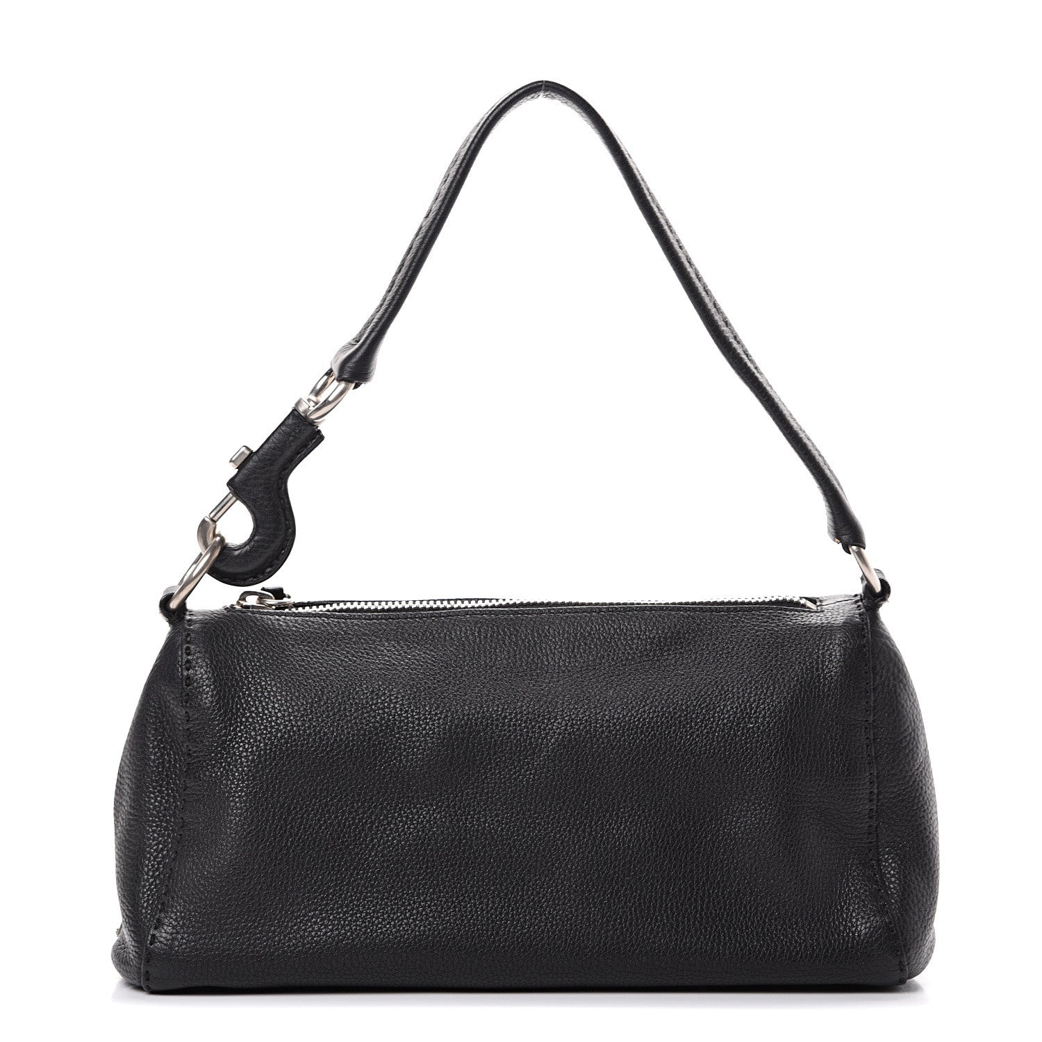 Prada Vitello Daino Shoulder Bag Black 1 of 12