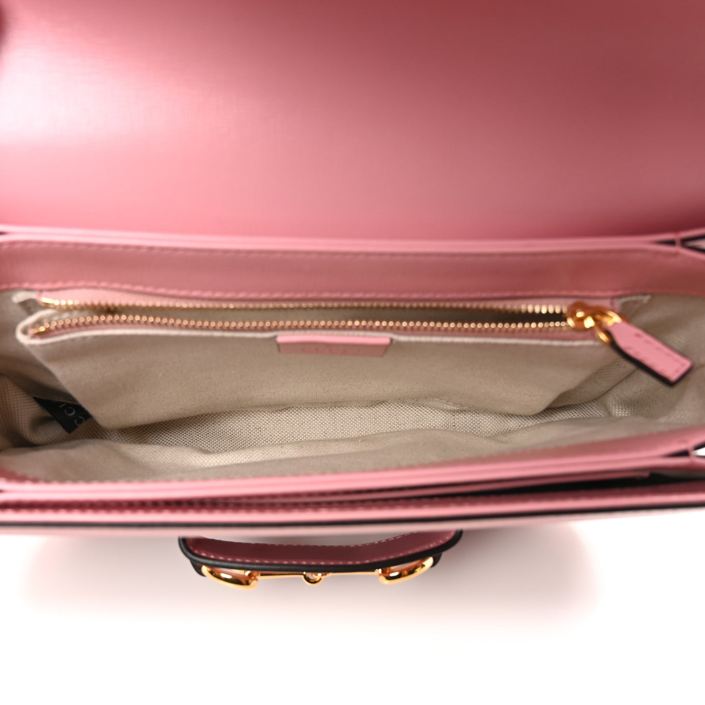 Azalea Calfskin Horsebit 1955 Shoulder Bag New Cherry Red Wild Rose
