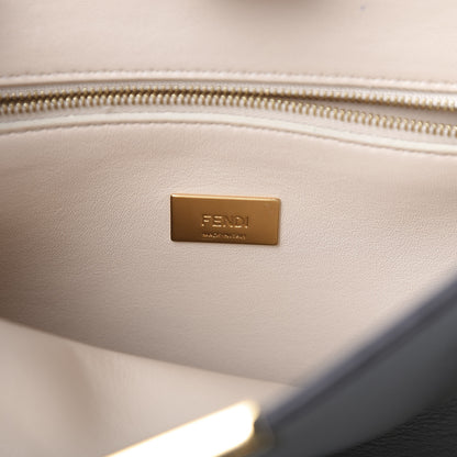 Fendi Vitello Tahiti Burro Medium Peekaboo Iconic Essentially Satchel Asparago Camelia 7 of 11