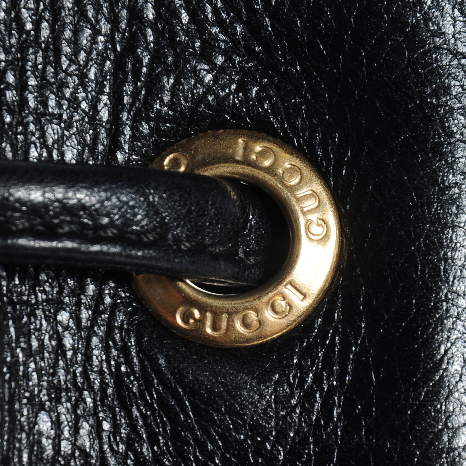 Gucci Leather Bamboo Backpack Black 6 of 8