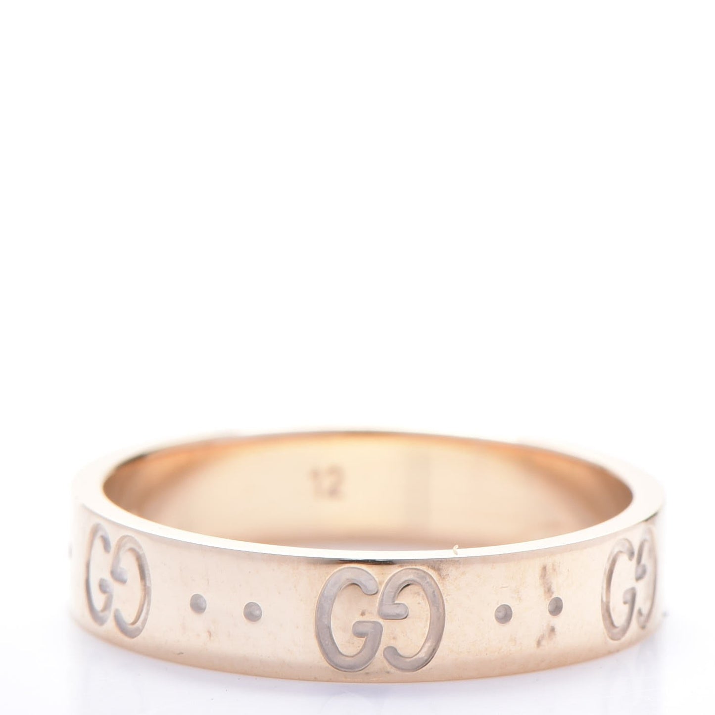 18K Yellow Gold 4mm Icon Thin Band Ring 6