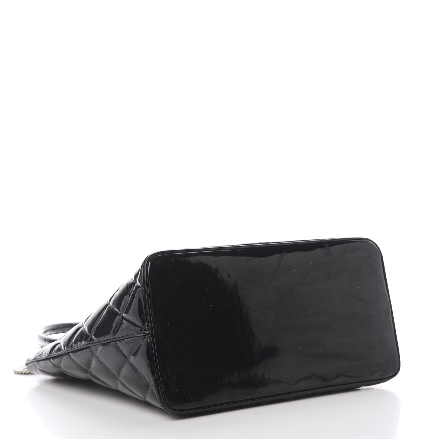 Chanel Patent Quilted Medallion Tote Black 3 of 17