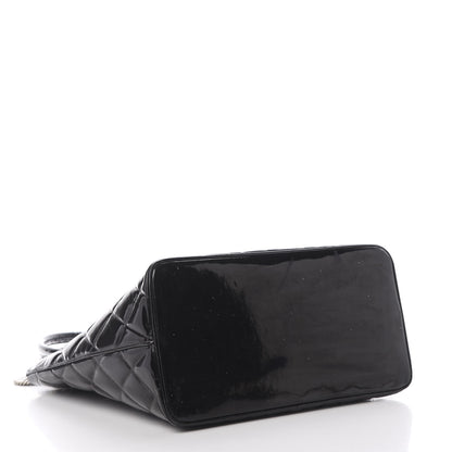 Chanel Patent Quilted Medallion Tote Black 3 of 17