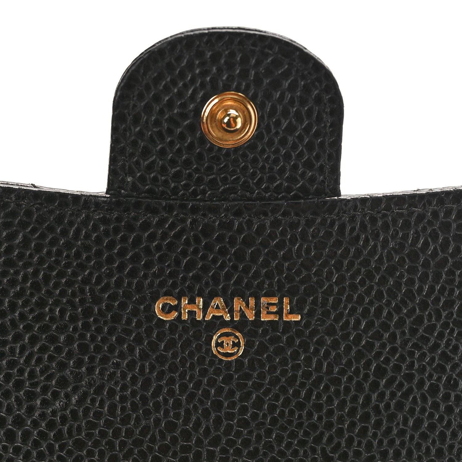 Chanel Caviar Quilted Long Flap Wallet Black 6 of 10