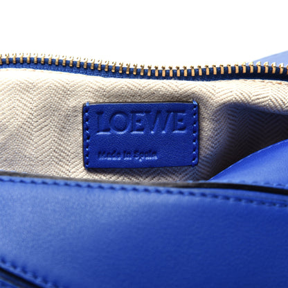 Loewe Calfskin Small Puzzle Bag Electric Blue 6 of 9