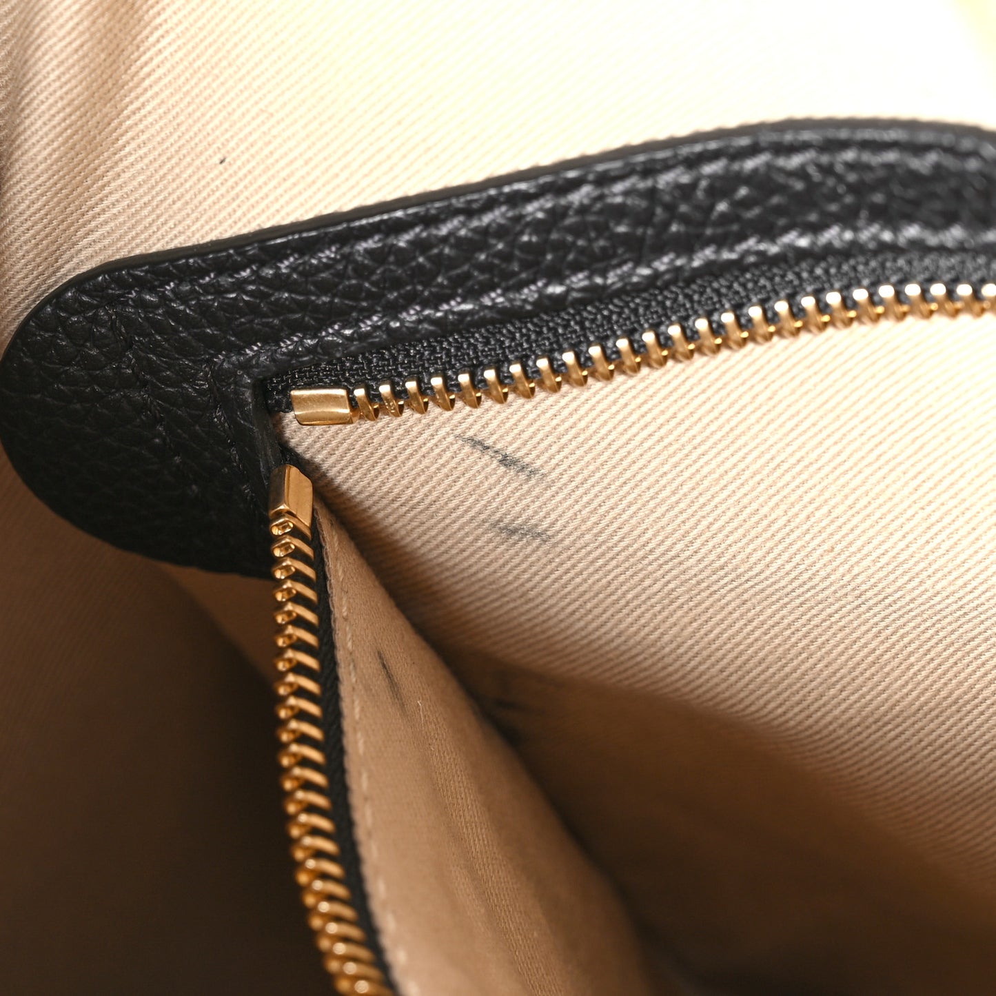 Calfskin Small Marcie Satchel Black