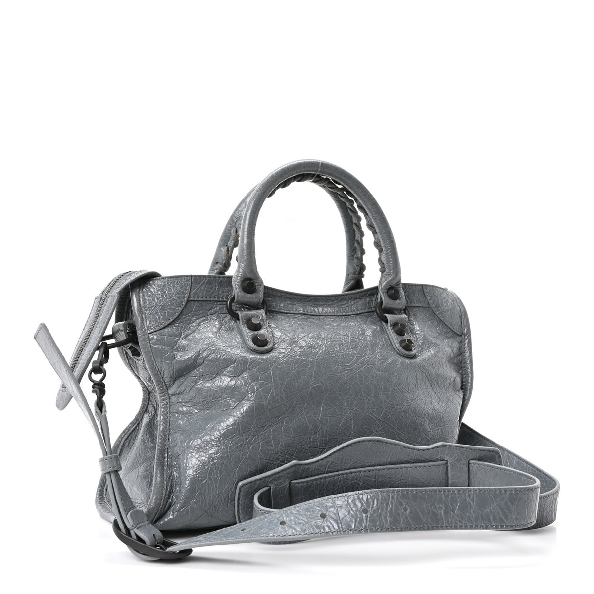 Balenciaga Agneau Arena Classic Hardware Small Le City Blue Grey 3 of 10