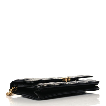 Chanel Caviar Quilted Bracelet On Chain Wallet On Chain WOC Black 3 of 10
