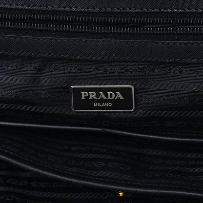 Prada Tessuto Nylon Saffiano Tote Black 5 of 9